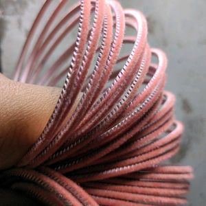 Peach Colour Bangles