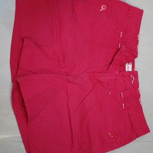 Red Shorts For Women