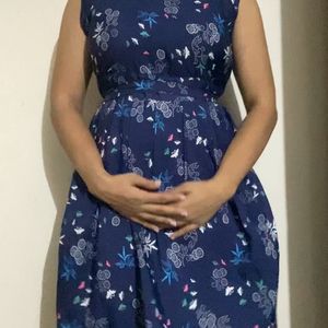 Blue Floral Dress