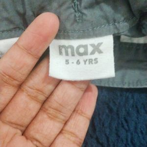 Max Denim Three-Fourth Jeans For Boys 5 To 6 Years