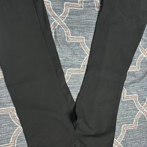 Basics Black Bell Bottom Pants