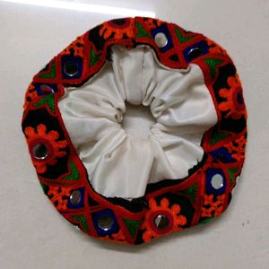 Handmade Navratri Scrunchies