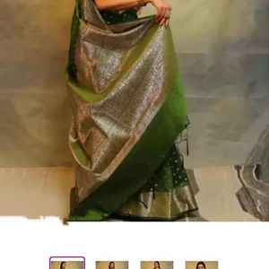 Kanjivaram Pure Silk Banarasi Saree With Blause