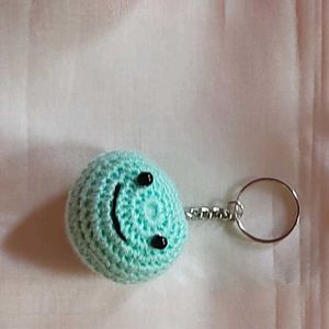 Crochet Emoji Keychain