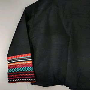 Embroided Crop Jacket