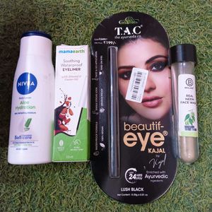 30off Mamaearth Eyeliner, Body Lotion, Kajal