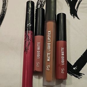 Combo 4 Unknown Brand Lipstick