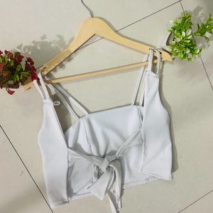 Backless With Strap Crop Top