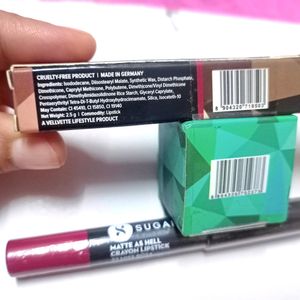 Sugar Cosmetics Matte As Hell Lip Crayon