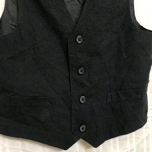 Van Heusen Black Waistcoat