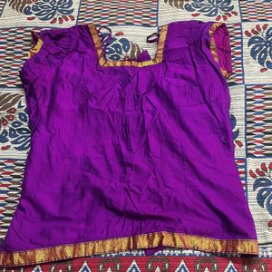 Pattu Skirt And Top