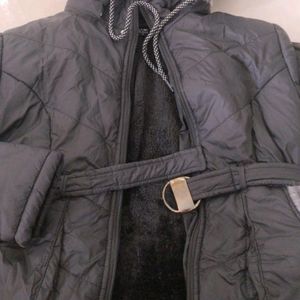 Black Hooded Jacket