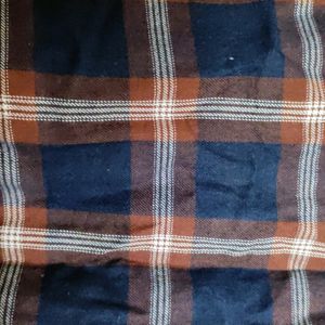 Men Brown Checked Casual Shirt