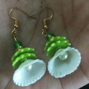 Cute Green Earrings