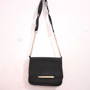 Stylish Black Sling Bag