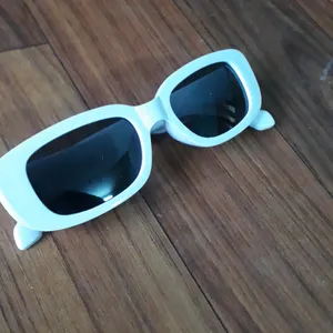 Rectangular White Sunglasses