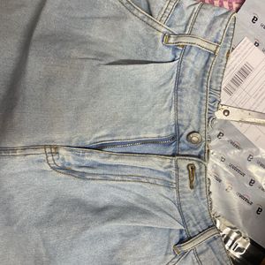 ON SALE Light Blue Wide Leg Jeans