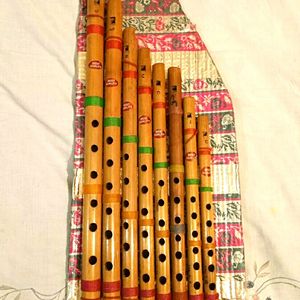 BAMBOO FLUTE Set Of 8 Pieces