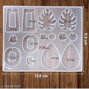 Resin Art Silicone Earring Mould