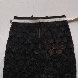 Black Partywear Mini Skirt