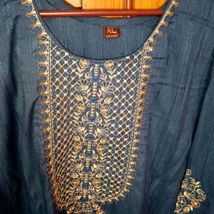 Gorgeous Navy Blue Kurthi