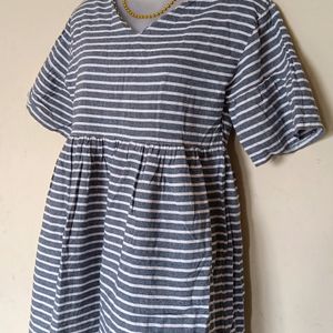 Stripe Dress For Adults