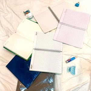 Pack Of 8 New Diaries