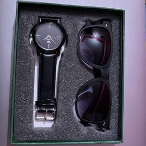 Brand New Combo Of Sunglasses And Watch.