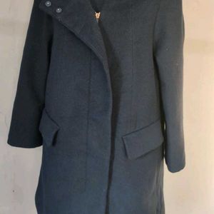 Unisex Navy Blue Over Coat