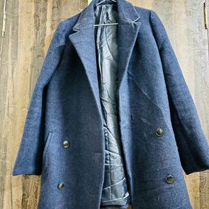 Women Navy Blue Coat