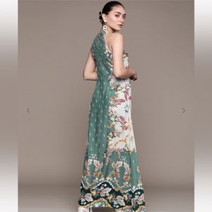 LABEL RITU KUMARFloral Print Fit & Flare Dress