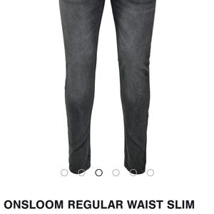 ONLY&SONS Black Washed Skinny Fit Denim