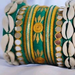 Garba Special Bangles 7💚💛