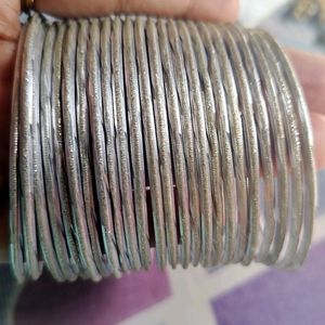 Silver Metal Bangles