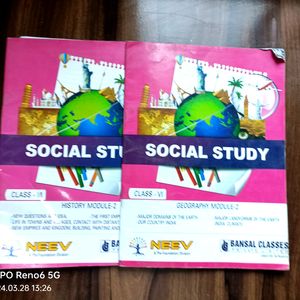 Bansal Foundation Social Science Module For 6std