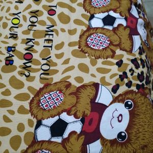 Unused Single Bedsheet Kids Print