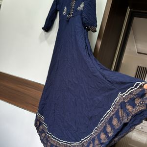 Navy Blue Kurta