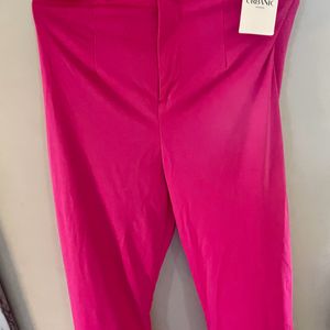 Pink Straight Leg Pants