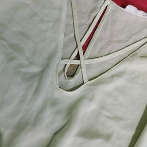 Imported White Top, Made In Vietnam