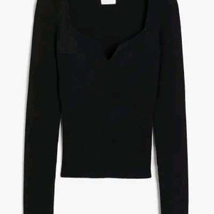 H&M Sweetheart RIB KNIT WEAR TOP