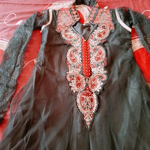 Net Anarkali Kurti