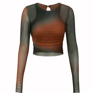 Mesh Full Sleeves Top