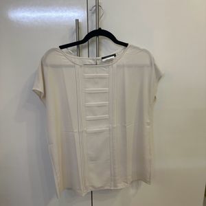 Size 10 ESPIRIT Formal Crisp White Top