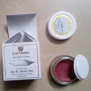 Just Herbs Rose Coral Lip & Cheek tint