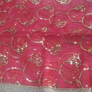 Bridal Duppatta Chunni In Beautiful Red Color