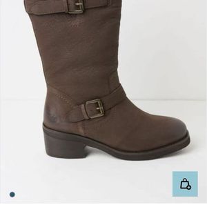 Camila Brown Biker Boots For Women 👢