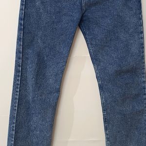 High Waist Straight Fit Jeans