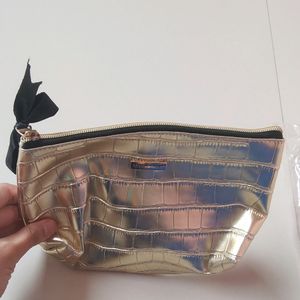 Golden Croc Pouch