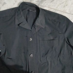 Black Windbreaker Jacket