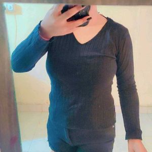 Pre Winter Black Stylish Top